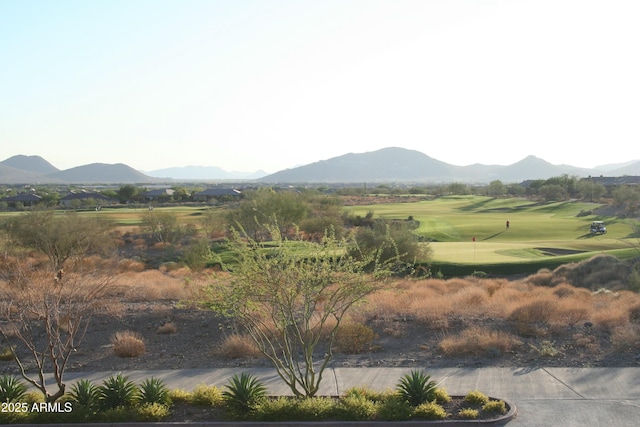 view of mountain feature