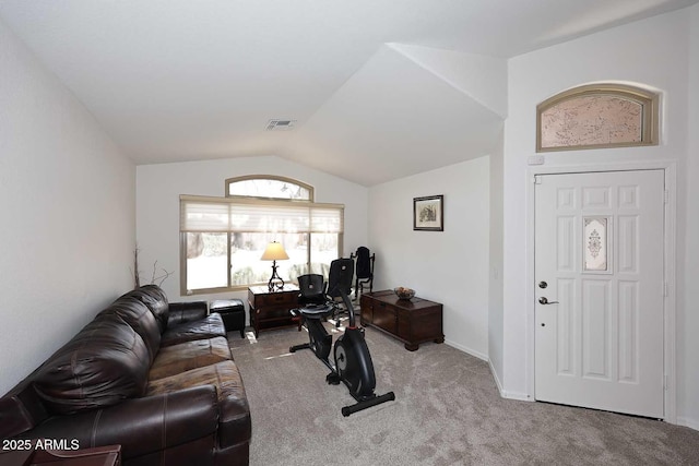 4506 E Lone Cactus Dr, Phoenix, AZ 85050 - office featuring lofted ceiling, carpet floors, and baseboards