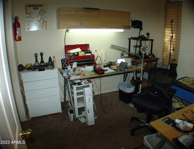 4506 E Lone Cactus Dr, Phoenix, AZ 85050 - office area with carpet