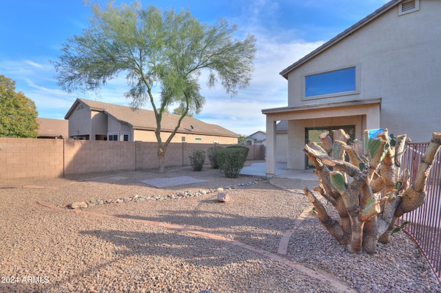 exterior space with a patio area