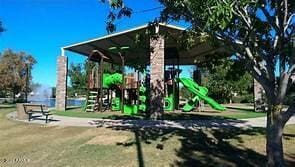 view of jungle gym