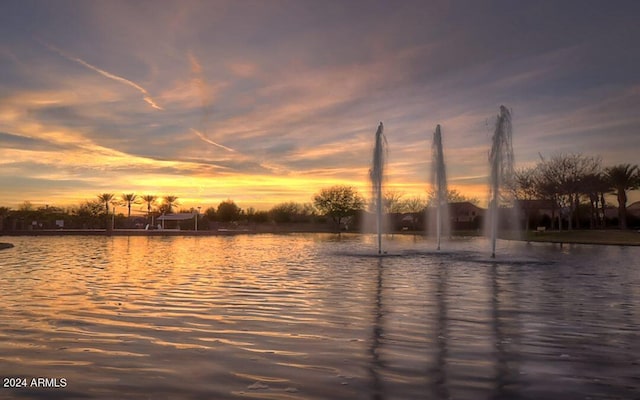 view of water feature