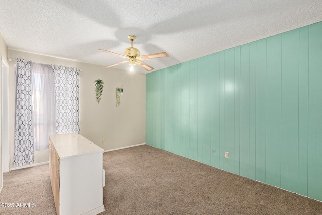 4624 S Fair Ln, Tempe, AZ 85282 - unfurnished room featuring light colored carpet, ceiling fan, and a textured ceiling