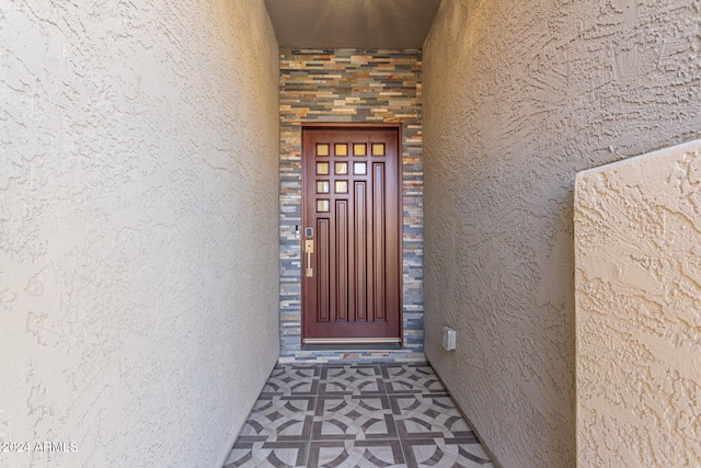 view of property entrance