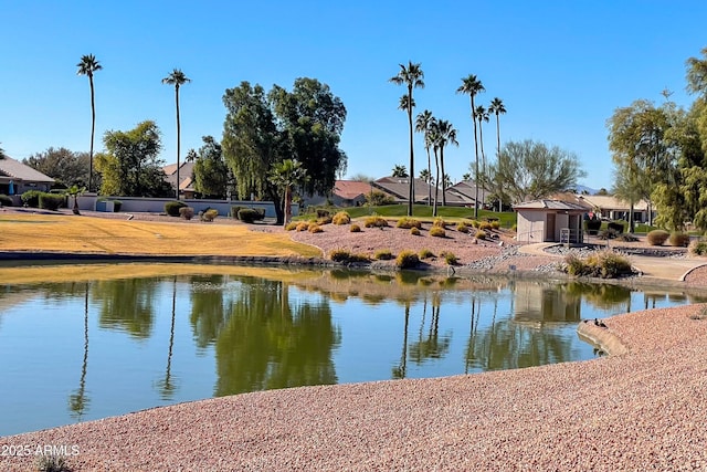 property view of water