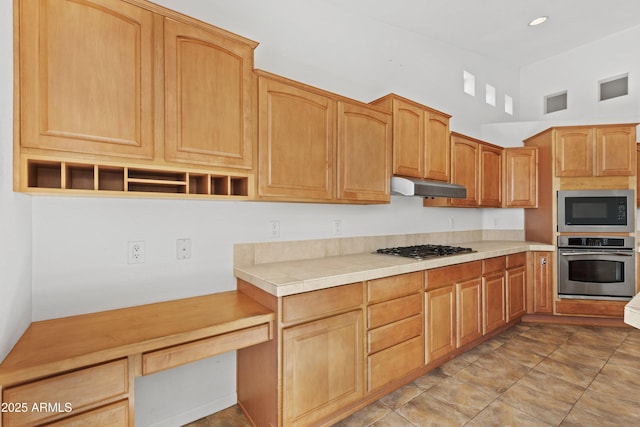 kitchen with stainless steel appliances