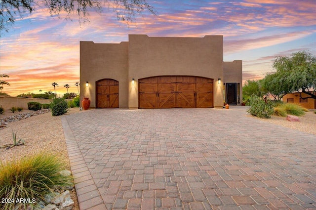 view of adobe home