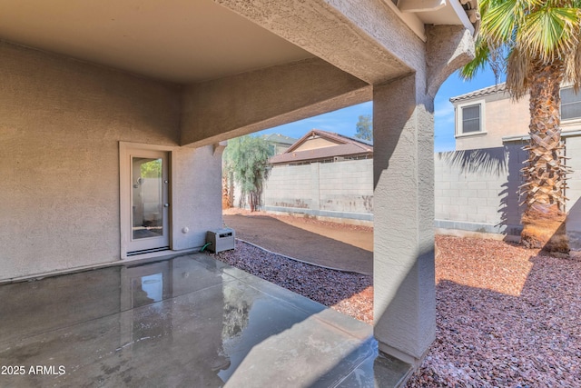 view of patio / terrace with a fenced backyard