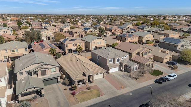 drone / aerial view featuring a residential view