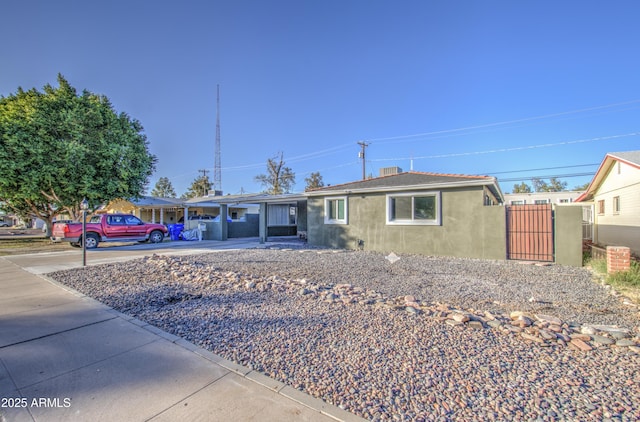 view of ranch-style home