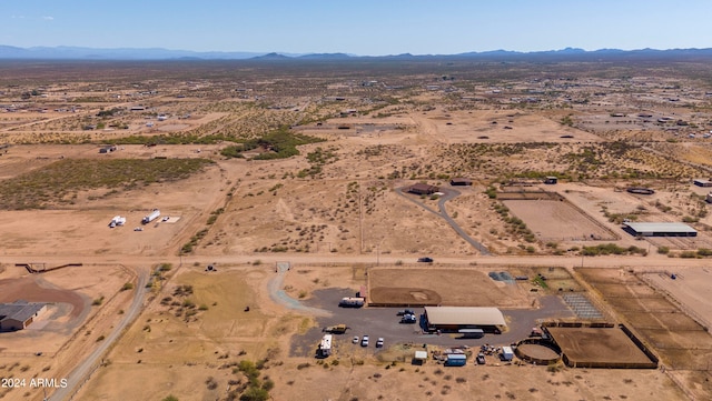 bird's eye view featuring a mountain view