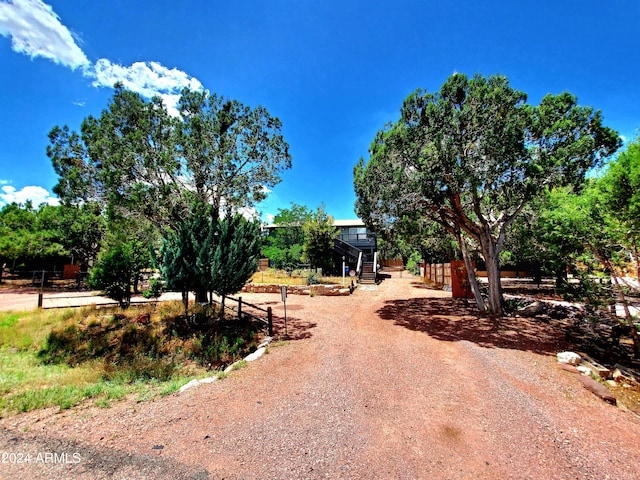 view of road