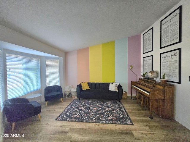 3722 E Glade Ave, Mesa, AZ 85206 - living area featuring wood finished floors and baseboards