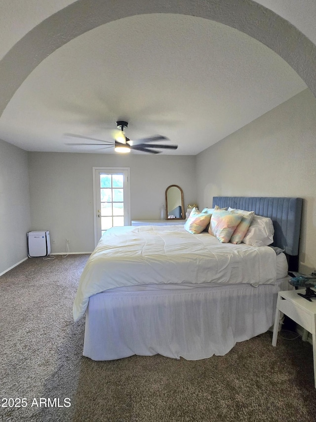 3722 E Glade Ave, Mesa, AZ 85206 - bedroom with carpet floors and ceiling fan