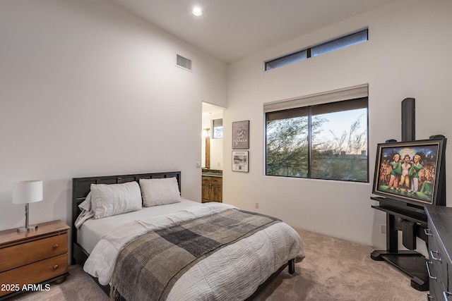 9216 E Sky Line Dr, Scottsdale, AZ 85262 - bedroom with carpet flooring and a towering ceiling