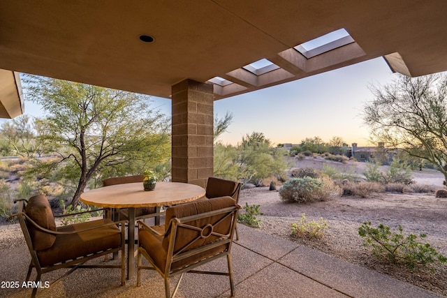 9216 E Sky Line Dr, Scottsdale, AZ 85262 - view of patio featuring outdoor dining space