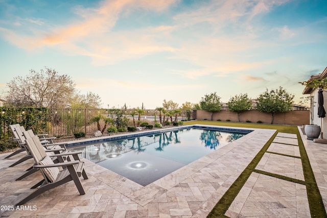 5415 E Chaparosa Way, Cave Creek, AZ 85331 - view of pool featuring a fenced backyard and a patio