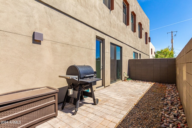 view of patio / terrace with grilling area