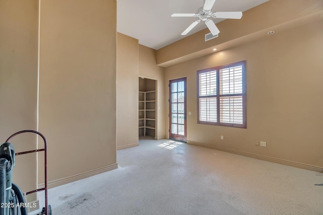 1925 W Tanya Trl, Phoenix, AZ 85086 - unfurnished room with a high ceiling and ceiling fan