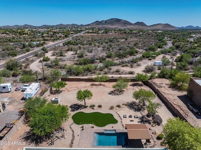 1925 W Tanya Trl, Phoenix, AZ 85086 - aerial view of a mountain backdrop and a desert landscape