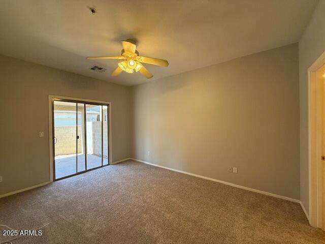 15655 N 29th St, Phoenix, AZ 85032 - carpeted empty room featuring ceiling fan and baseboards
