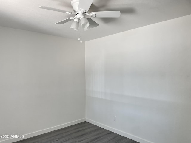 143 S Mountain Rd, Apache Junction, AZ 85120 - unfurnished room featuring dark wood-type flooring and ceiling fan