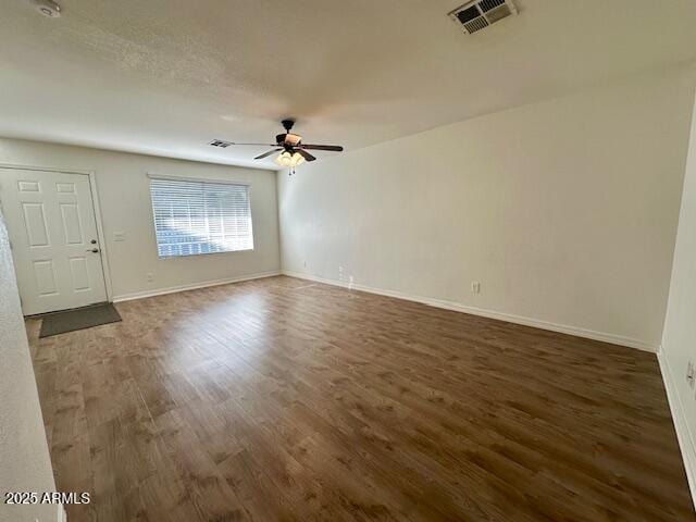 10101 N 91st Ave Unit 88, Peoria, AZ 85345 - spare room featuring ceiling fan and wood finished floors
