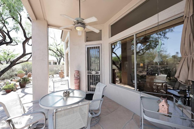 6966 E Bramble Berry Ln, Scottsdale, AZ 85266 - view of sunroom / solarium