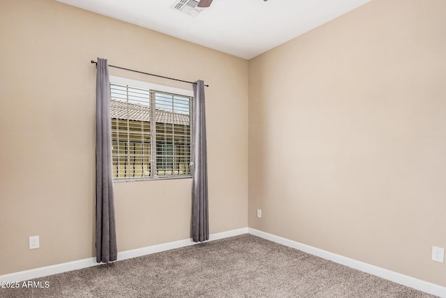 1367 S Country Club Dr Unit 1327, Mesa, AZ 85210 - carpeted empty room with ceiling fan and baseboards
