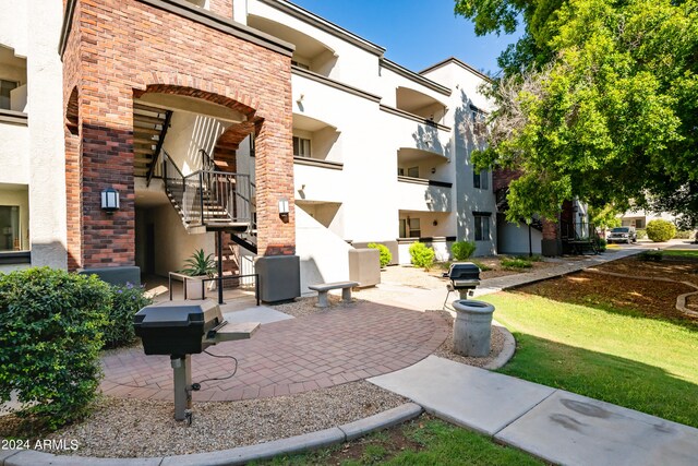 entrance to property with french doors