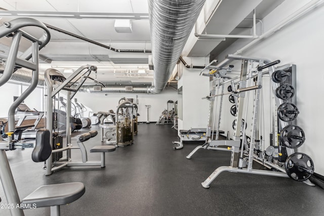 view of exercise room