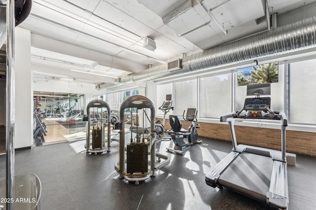 view of exercise room