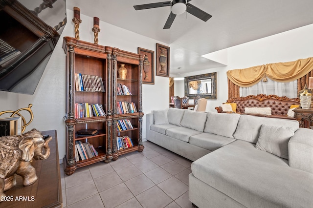 11383 W Pima St, Avondale, AZ 85323 - living room with tile patterned floors and a ceiling fan