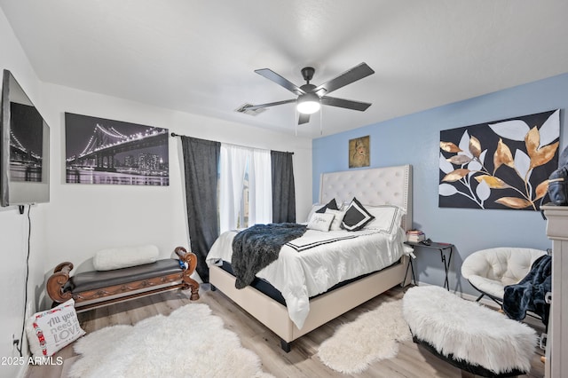 11383 W Pima St, Avondale, AZ 85323 - bedroom featuring wood finished floors and a ceiling fan