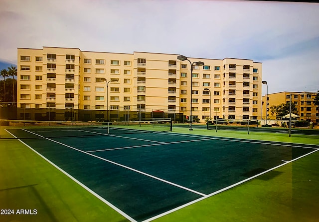 view of tennis court