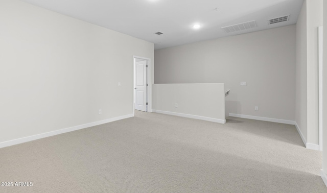 empty room with light carpet