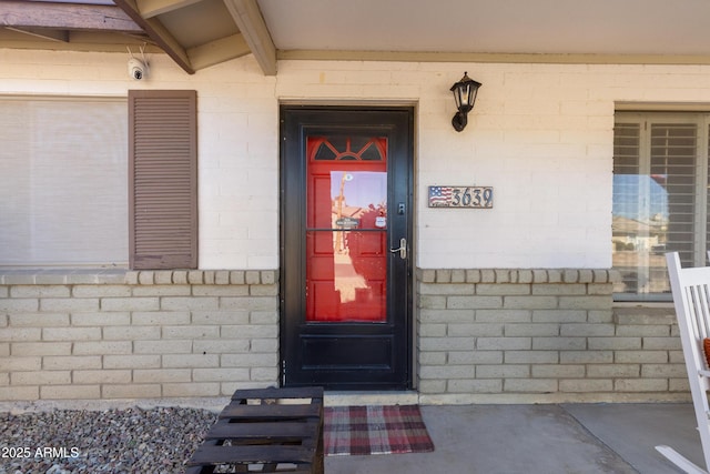 view of property entrance