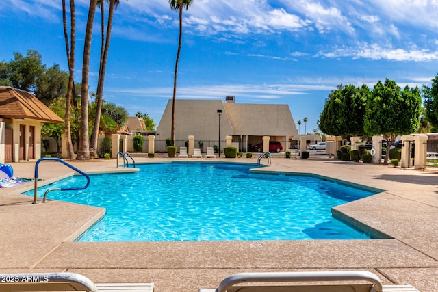 5208 S Deborah Dr, Tempe, AZ 85283 - community pool featuring a patio area and fence