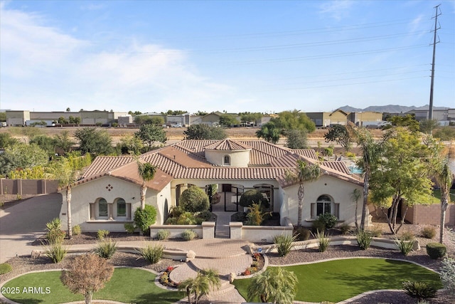 4547 S Banning Dr, Gilbert, AZ 85297 - exterior space with a tile roof and stucco siding