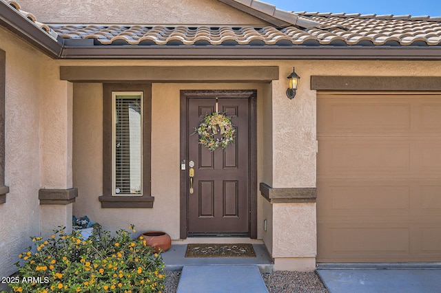 128 E Bluejay Dr, Chandler, AZ 85286 - entrance to property featuring stucco siding and a tile roof