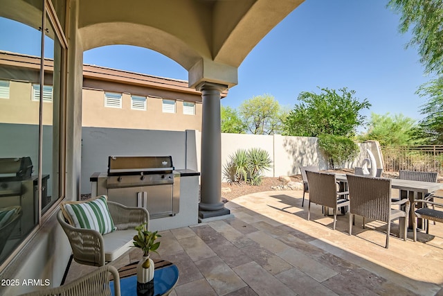7775 E Fledgling Dr, Scottsdale, AZ 85255 - view of patio / terrace featuring outdoor dining space