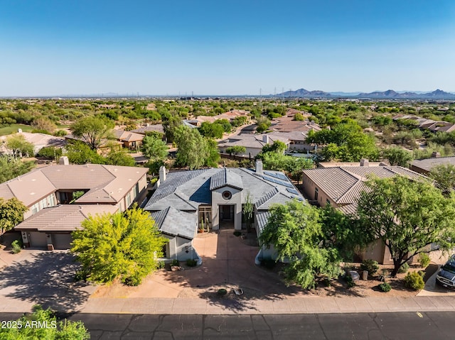 7775 E Fledgling Dr, Scottsdale, AZ 85255 - aerial perspective of suburban area featuring a mountain backdrop
