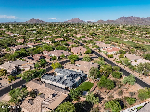 7775 E Fledgling Dr, Scottsdale, AZ 85255 - aerial perspective of suburban area featuring mountains