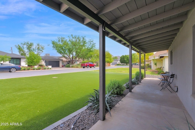 4137 E Sells Dr, Phoenix, AZ 85018 - view of patio featuring a residential view