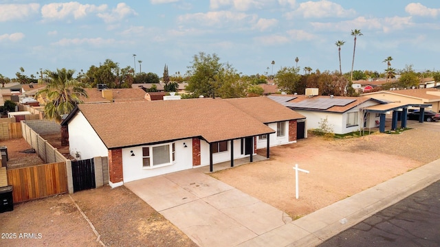 view of ranch-style house