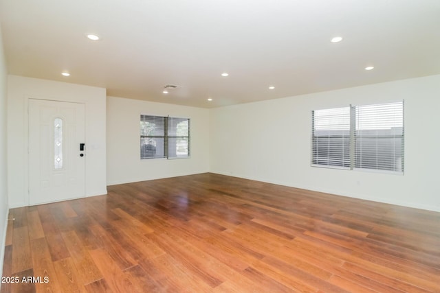 entryway featuring light hardwood / wood-style floors