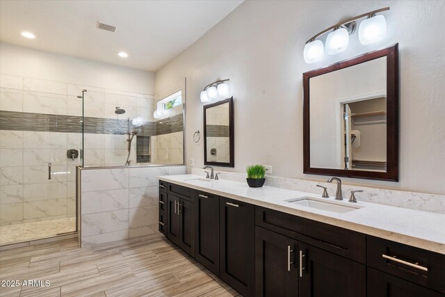7979 E Princess Dr Unit 13, Scottsdale, AZ 85255 - living room featuring recessed lighting and wood finish floors