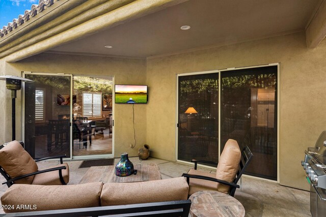 7979 E Princess Dr Unit 13, Scottsdale, AZ 85255 - home office featuring ceiling fan and light wood-type flooring