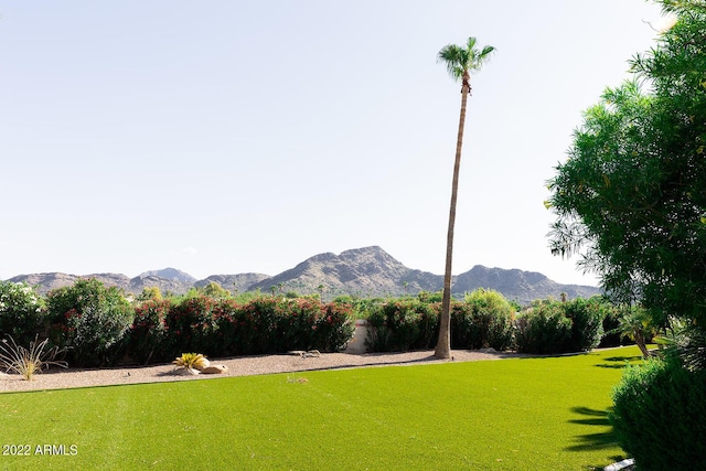 6271 E Horseshoe Rd, Paradise Valley, AZ 85253 - view of community with a mountain view and a yard