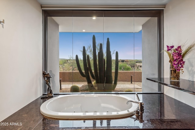 39602 N Charles Blair Macdonald Rd, Scottsdale, AZ 85262 - full bath featuring healthy amount of natural light and a jetted tub